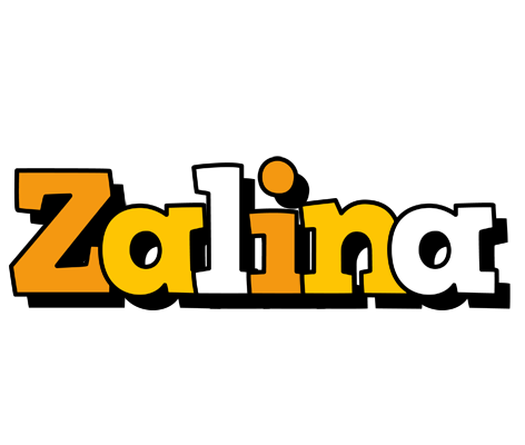 Zalina cartoon logo