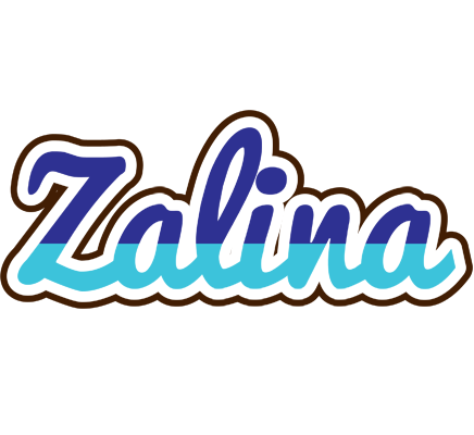 Zalina raining logo