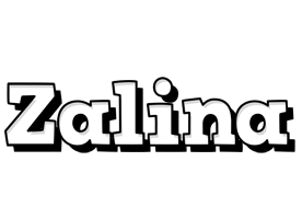 Zalina snowing logo