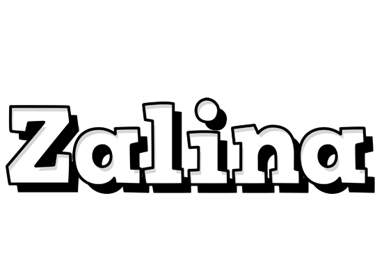 Zalina snowing logo