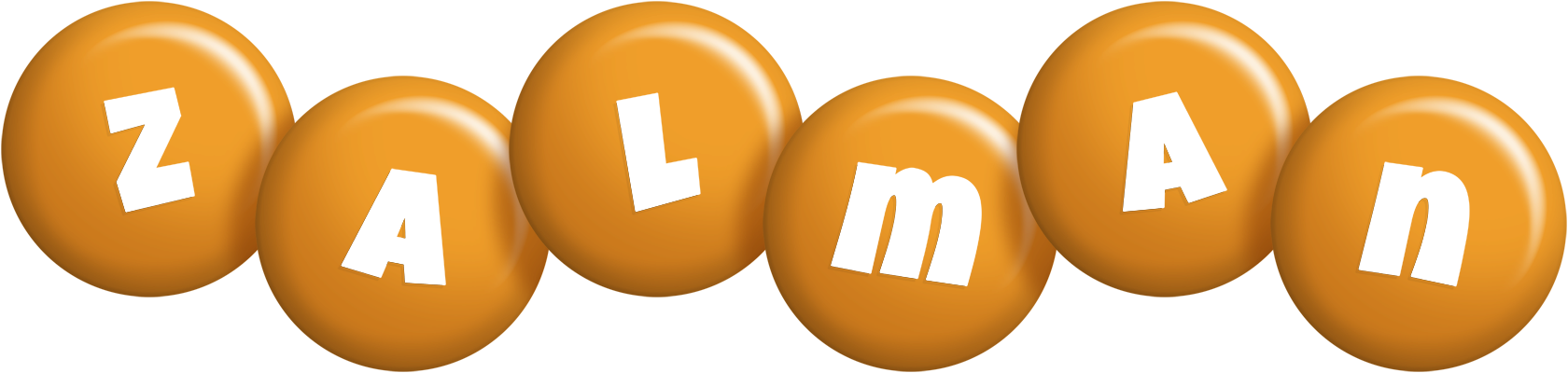 Zalman candy-orange logo