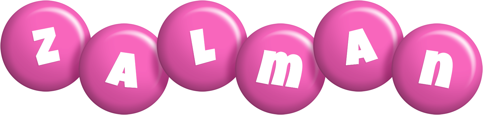 Zalman candy-pink logo