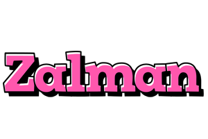 Zalman girlish logo