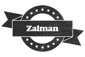 Zalman grunge logo