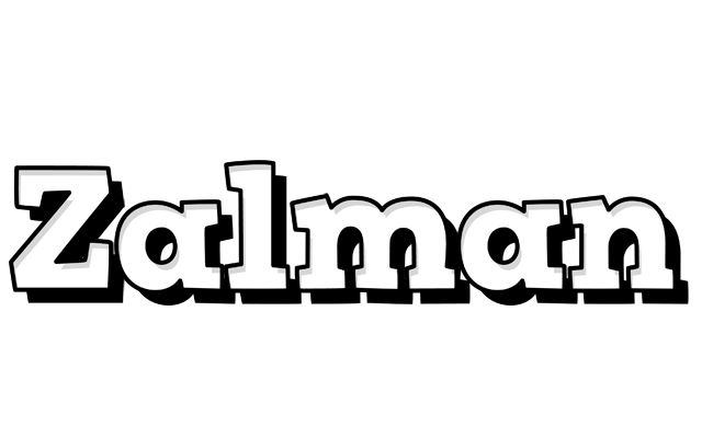 Zalman snowing logo