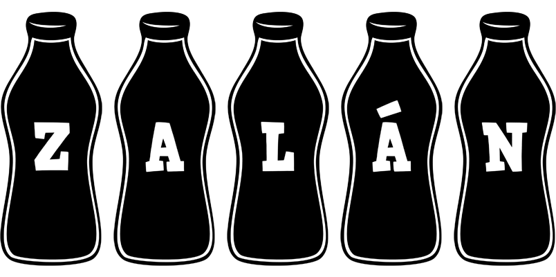 Zalán bottle logo