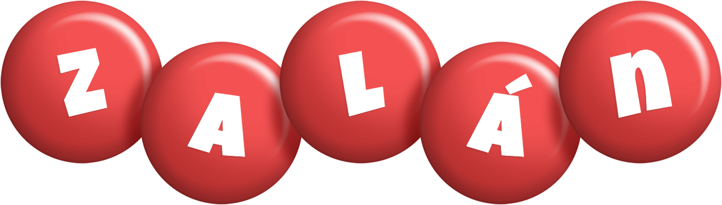 Zalán candy-red logo