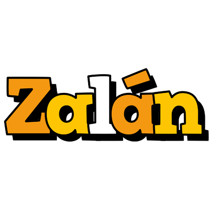 Zalán cartoon logo