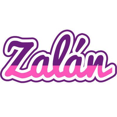 Zalán cheerful logo