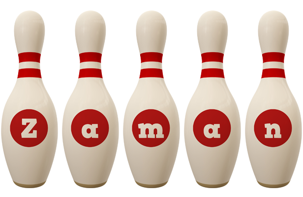 Zaman bowling-pin logo