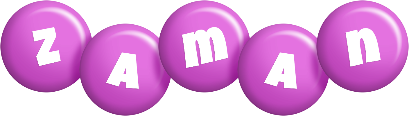 Zaman candy-purple logo