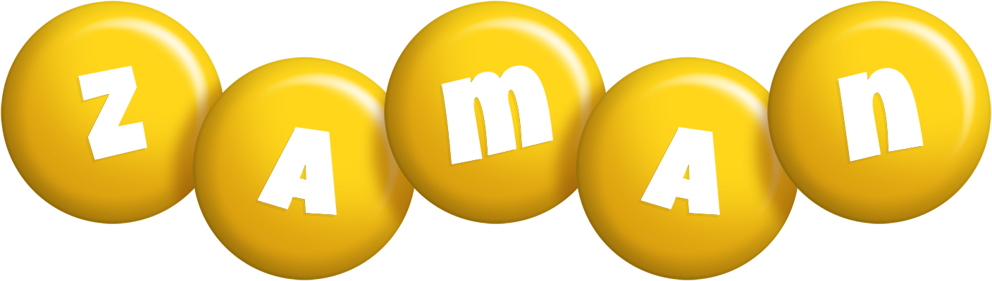 Zaman candy-yellow logo