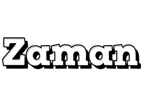 Zaman snowing logo