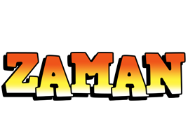 Zaman sunset logo