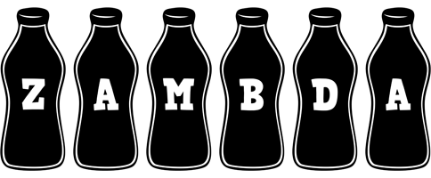 Zambda bottle logo