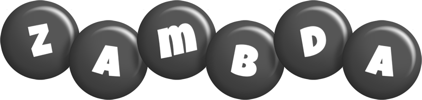 Zambda candy-black logo