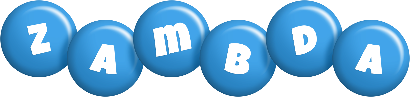 Zambda candy-blue logo