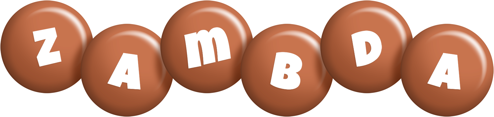 Zambda candy-brown logo