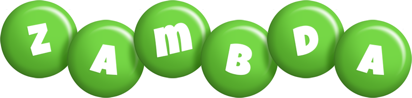 Zambda candy-green logo