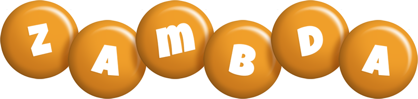 Zambda candy-orange logo
