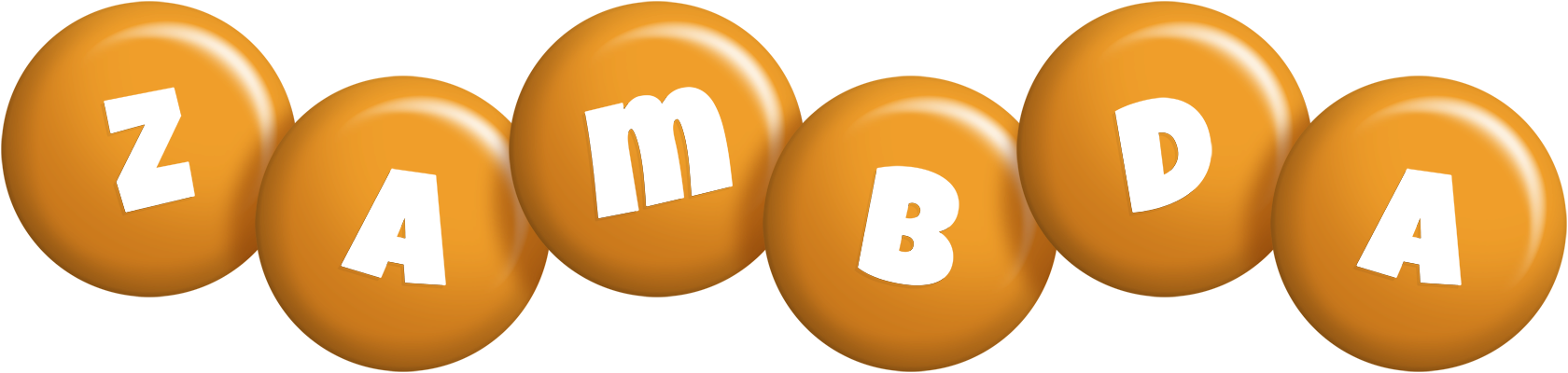 Zambda candy-orange logo