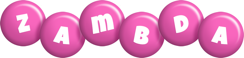Zambda candy-pink logo