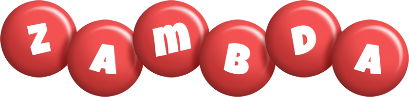 Zambda candy-red logo