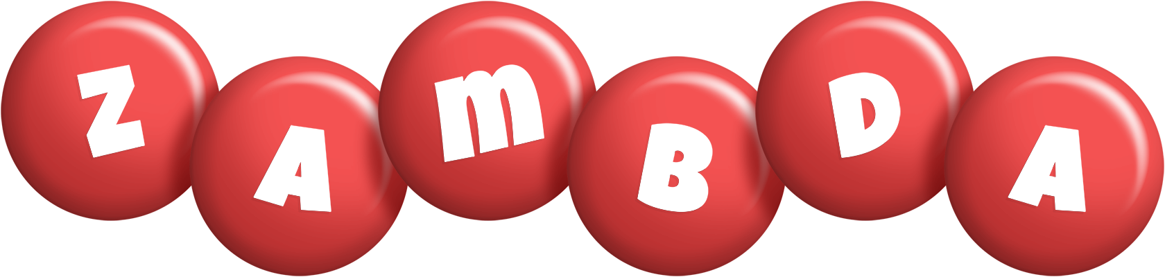 Zambda candy-red logo