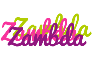 Zambda flowers logo