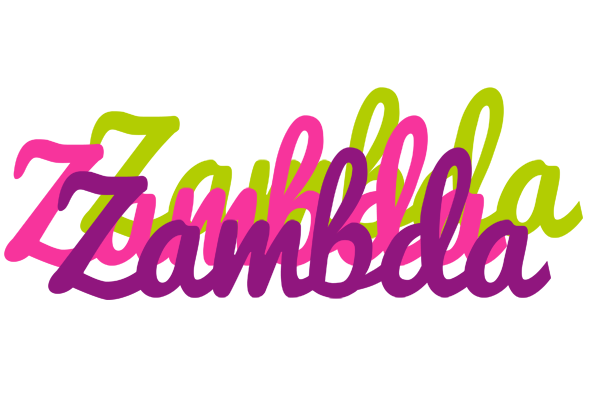 Zambda flowers logo