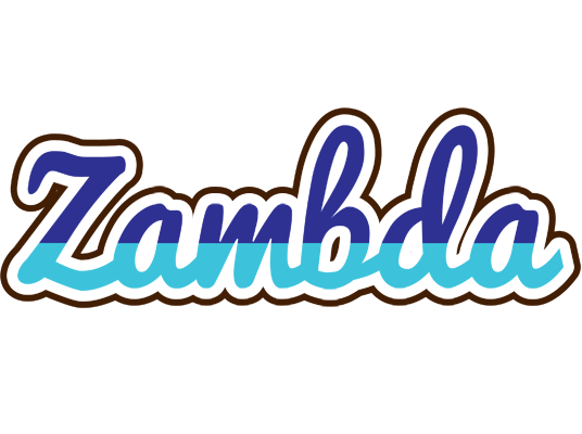 Zambda raining logo