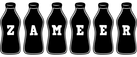 Zameer bottle logo