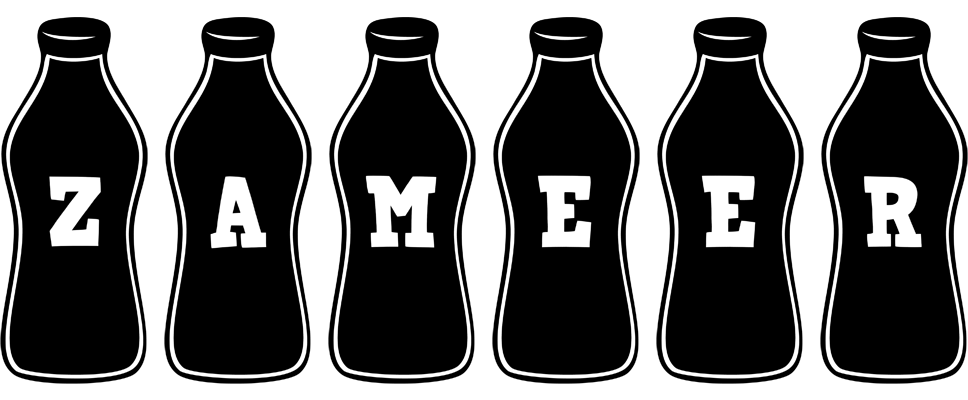 Zameer bottle logo