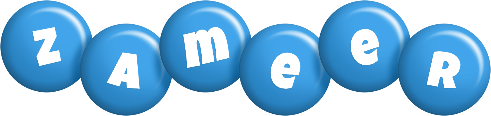 Zameer candy-blue logo
