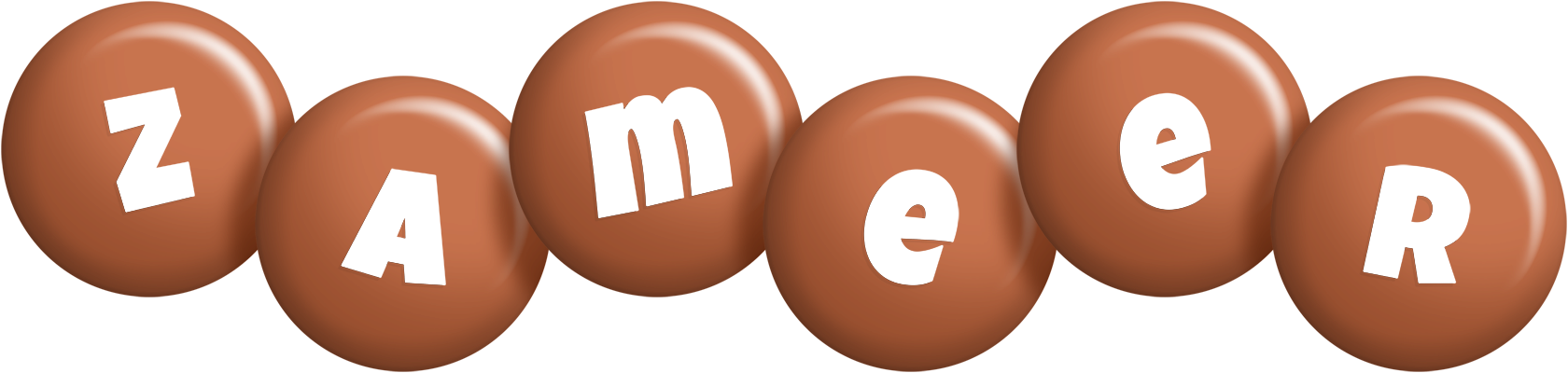 Zameer candy-brown logo