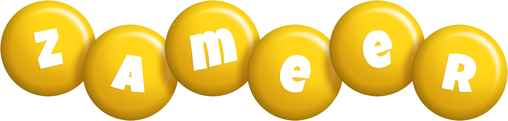 Zameer candy-yellow logo