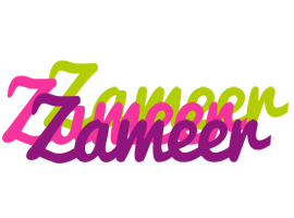 Zameer flowers logo