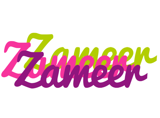 Zameer flowers logo