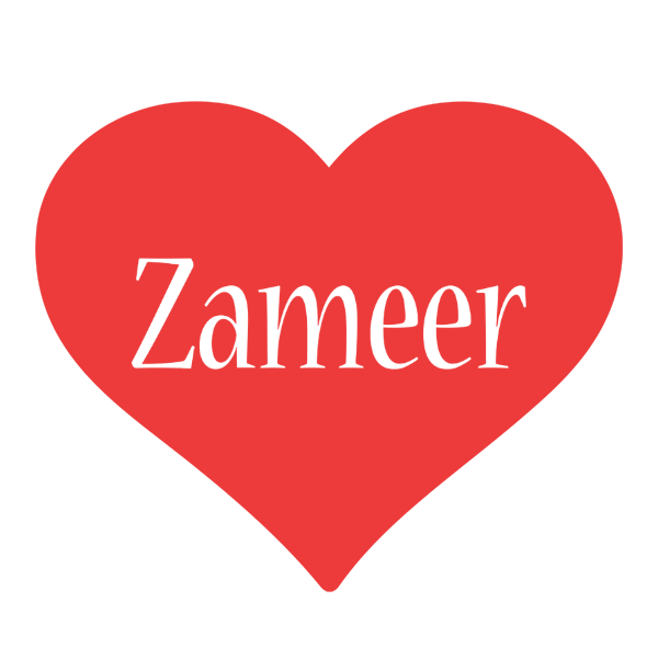 Zameer love logo
