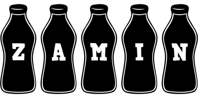 Zamin bottle logo