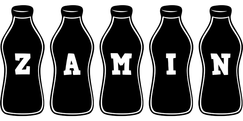 Zamin bottle logo