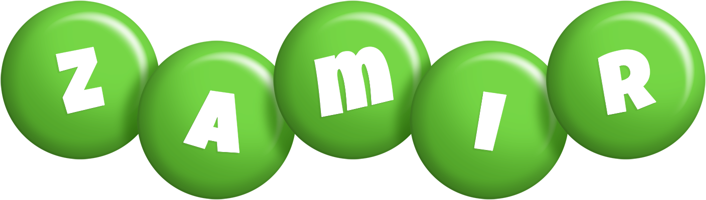 Zamir candy-green logo