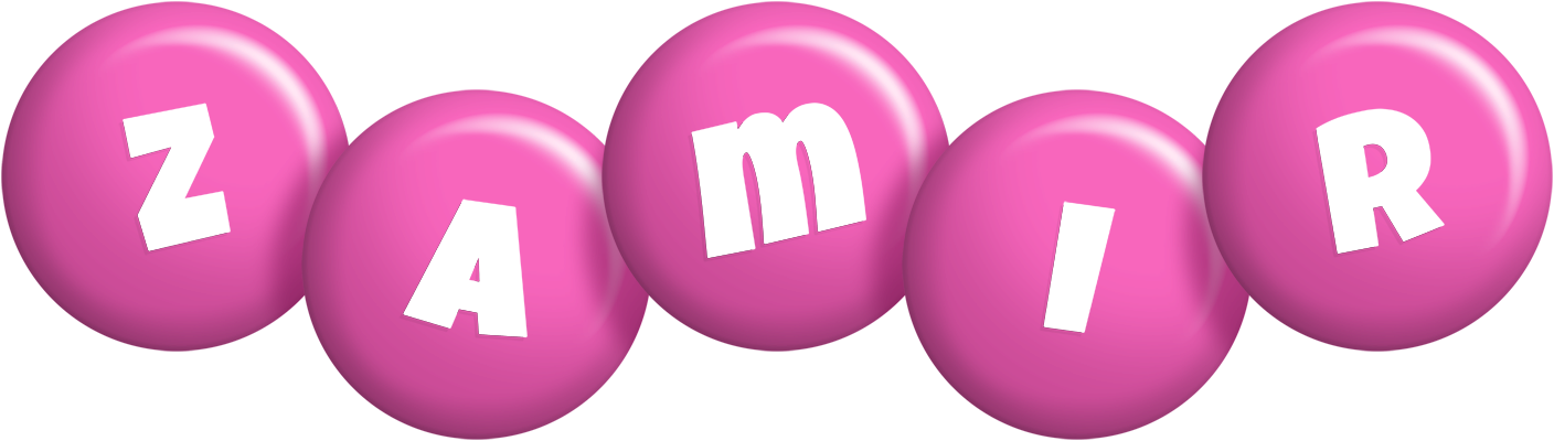 Zamir candy-pink logo
