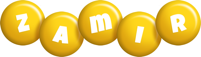 Zamir candy-yellow logo