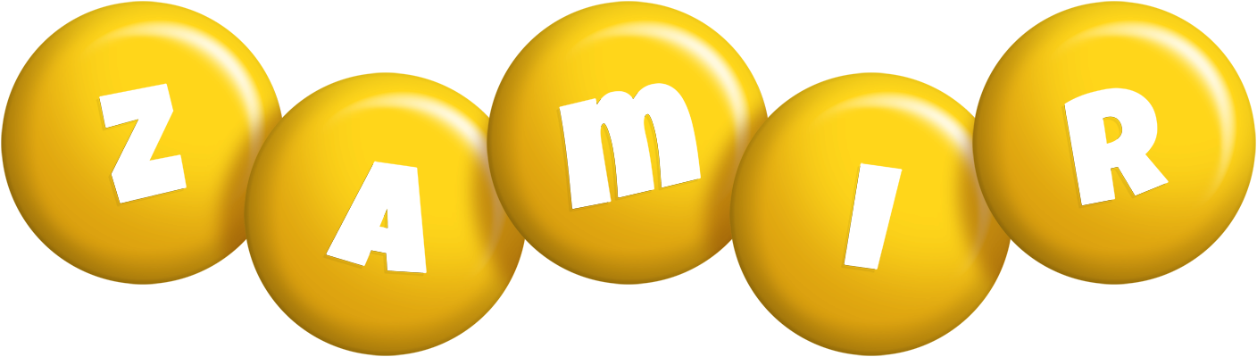 Zamir candy-yellow logo