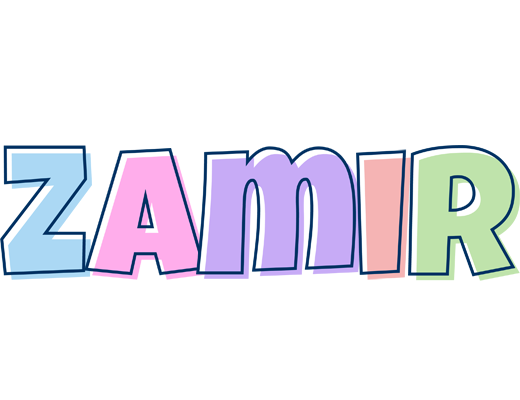 Zamir pastel logo