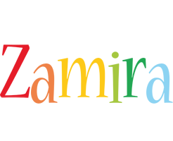 Zamira birthday logo