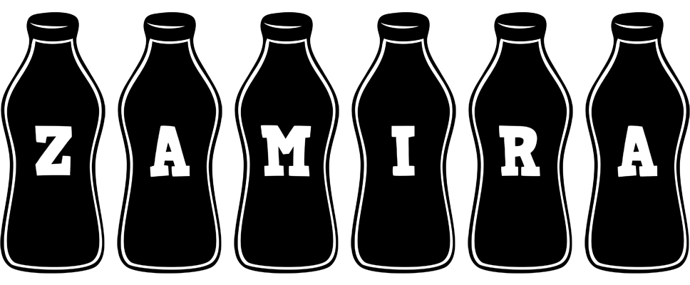 Zamira bottle logo