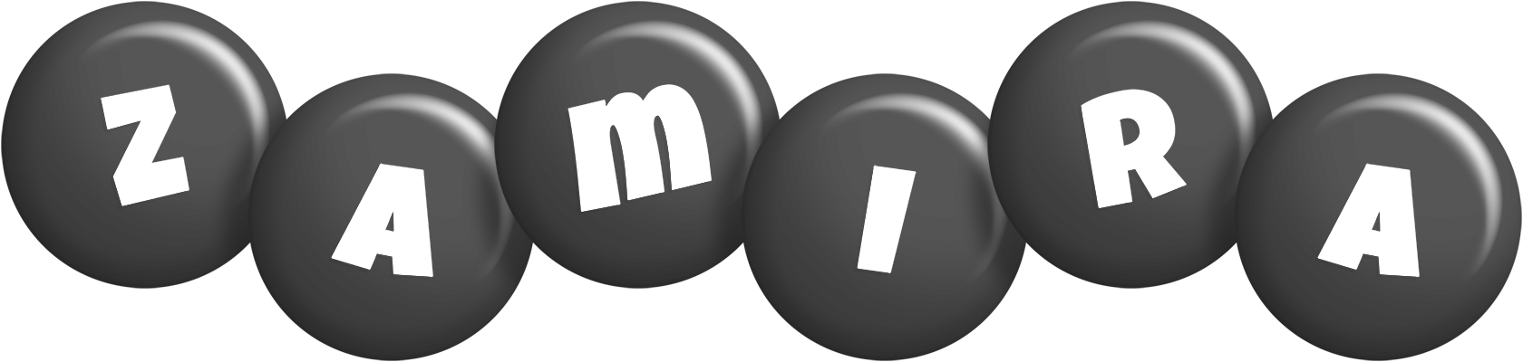 Zamira candy-black logo