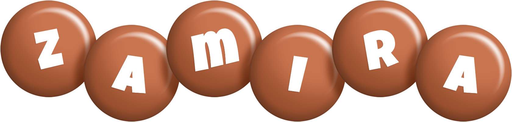 Zamira candy-brown logo